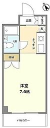 アルモニコンフォール ワンルームの間取図画像