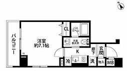 フェニックス練馬桜台 1Kの間取図画像