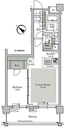 ParkCube西ヶ原STAGE 1LDKの間取図画像