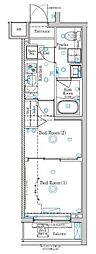 Raffistar練馬春日町 2Kの間取図画像
