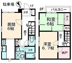 岡田邸 2SDKの間取り