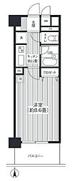 プリマベーラ王子 1Kの間取図画像