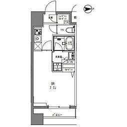 ラ・ドゥセール秋葉原 11階1Kの間取り
