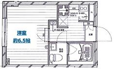ラフィーネ音羽 東棟 1階1Kの間取り