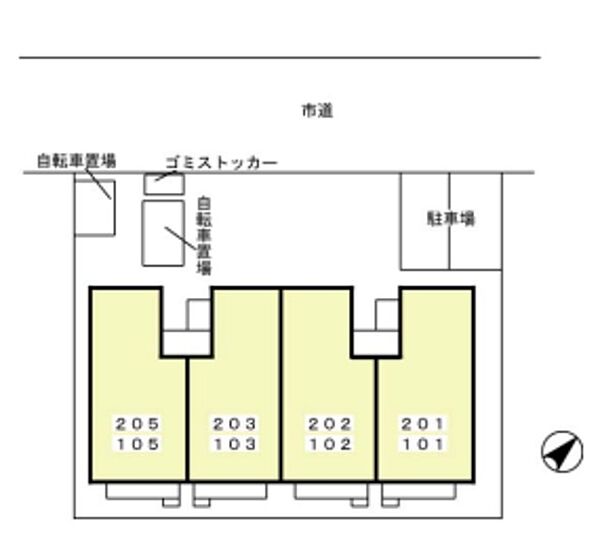 ヴァンエクレール 105｜千葉県市川市湊(賃貸アパート1LDK・1階・45.84㎡)の写真 その9