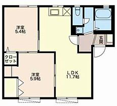 静岡県富士市中之郷3387-3（賃貸アパート2LDK・2階・43.54㎡） その2