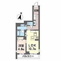 Ａｌｂｅｍａｒｌｅ錦町 102 ｜ 宮城県仙台市青葉区錦町２丁目1-14（賃貸マンション1LDK・1階・46.05㎡） その2