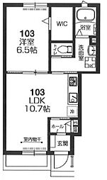 コンフォート東久留米J 1LDKの間取図画像