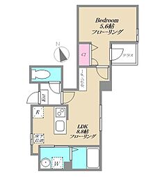 Ｍａｉｓｏｎ　Ｃｏｌｚａ　Ｋｉｔａｓｅｎｊｙｕ 1階1LDKの間取り