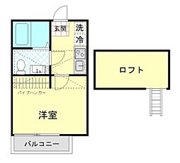 間取図画像 1K