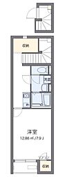 クレイノM 1Kの間取図画像