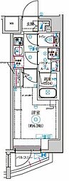 セジョリ高井戸II 1Kの間取図画像