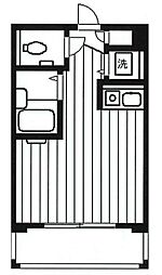 のんびりハウス ワンルームの間取図画像