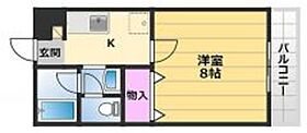 ボヌール鳳I  ｜ 大阪府堺市西区鳳東町７丁（賃貸マンション1K・2階・26.50㎡） その2