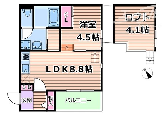 LaLuce清和園町_間取り_0