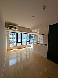 都営大江戸線 勝どき駅 徒歩1分の賃貸マンション 10階1LDKのリビング/ダイニング