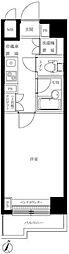 ルーブル明大前 1Kの間取図画像