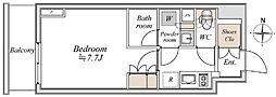ブランシエスタ入谷グランデ 1Kの間取図画像