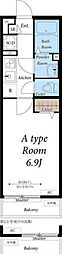 リブリ・アヴニール 1階1Kの間取り