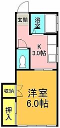 間取図画像 1K