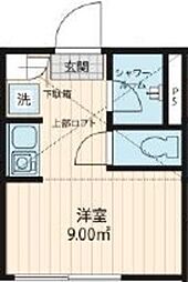 SunnySky赤塚 ワンルームの間取図画像