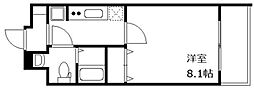 レンティーヴァ綾瀬 1Kの間取図画像