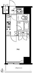 ルーブル板橋区役所前 1Kの間取図画像