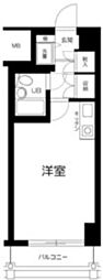 藤和シティコープ練馬 ワンルームの間取図画像