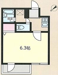 INN1913F 1Kの間取図画像