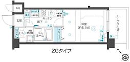 フェニックス練馬桜台 1Kの間取図画像