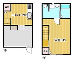 ヴォールデア田主丸　Ａ 1 ｜ 福岡県久留米市田主丸町田主丸912-1（賃貸アパート1LDK・1階・43.60㎡） その2