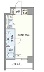 OPENBLOOM東新宿 ワンルームの間取図画像