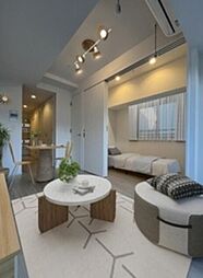 ドゥーエ横濱鶴見 11階1DKのリビング/ダイニング