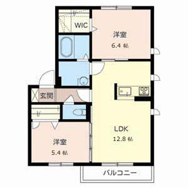 ＳＯＬＥＩＬ彩都 A201｜大阪府茨木市彩都あさぎ５丁目(賃貸アパート2LDK・2階・56.25㎡)の写真 その2