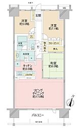 タイムズアリーナ千葉中央アクティタワー 3LDKの間取図画像