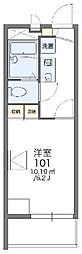 レオパレスフルール 1Kの間取図画像