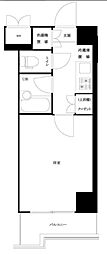ルーブル神宮前 1Kの間取図画像
