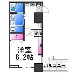 エヌエムキャトフヴァンサンク 2階1Kの間取り