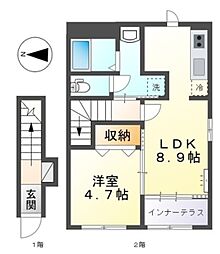 リヴィエール林 2階