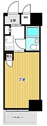 キャッスルマンション大森A号館 ワンルームの間取図画像