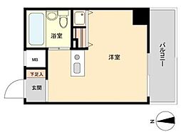 サイトピア ワンルームの間取図画像