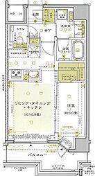 エクセレントシティ南行徳駅前 1LDKの間取図画像