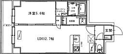 Glanz 1LDKの間取図画像
