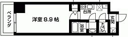 新百合グリーンビル 1Kの間取図画像