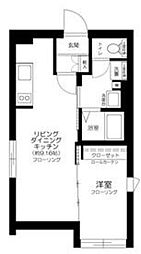 Ｒｕｙｇｏ神楽坂 3階1LDKの間取り