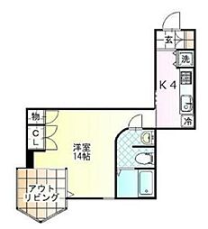 アネーロ上粕屋 2階