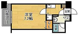 宝州博多第1ビル 1Kの間取図画像