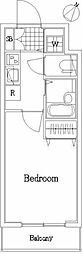 エクシム東日本橋 1Kの間取図画像