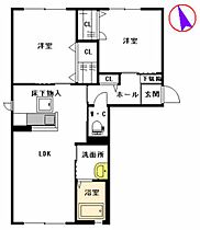 Ｈ・Ｉハイツ A0103 ｜ 熊本県八代市鏡町下有佐356-1（賃貸アパート2LDK・1階・57.03㎡） その2