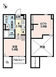 ソフィア姫里 1Kの間取図画像